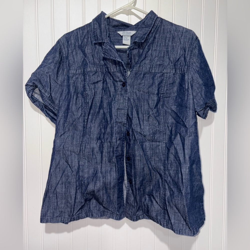 Koret Denim Blouse| Size XL